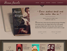 Tablet Screenshot of dianejacobsauthor.com